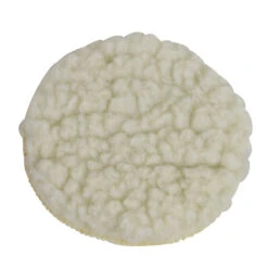 GERMANIA Polierscheibe 125mm Lammfell Klett Polierfell Polierhaube Lammwollhaube