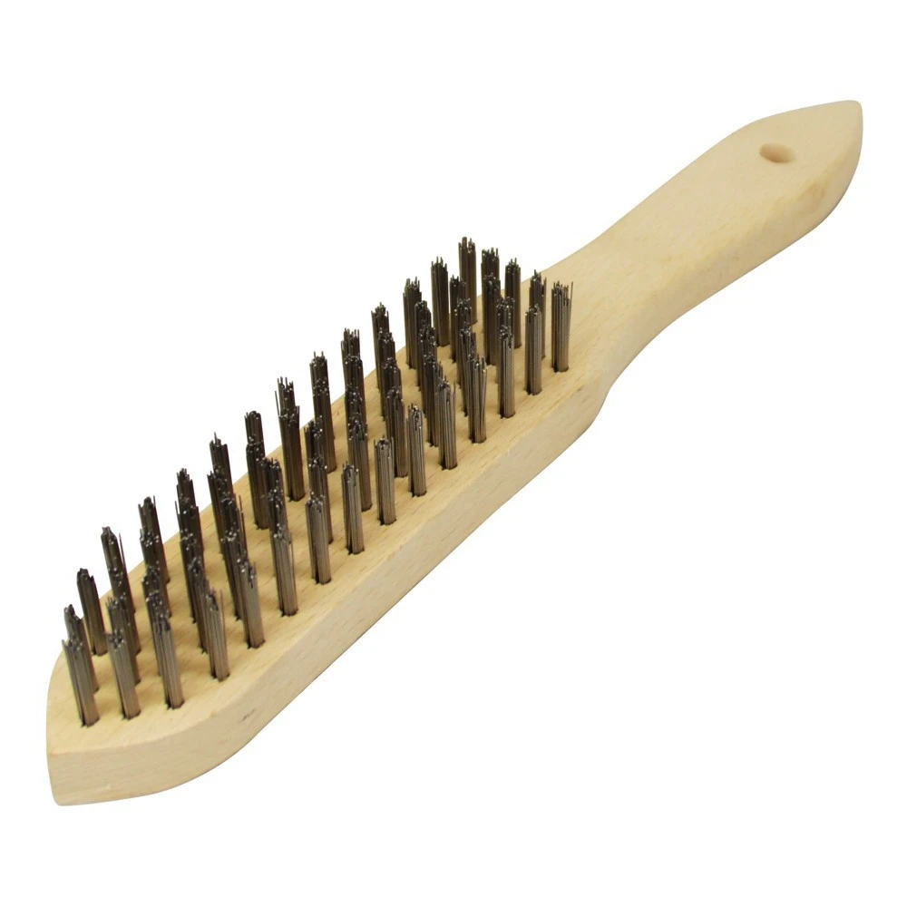 GERMANIA Drahtbürste Mit Stahldrahtborsten Und Holzgriff 1 GERMANIA Drahtbürste Mit Stahldrahtborsten Und Holzgriff