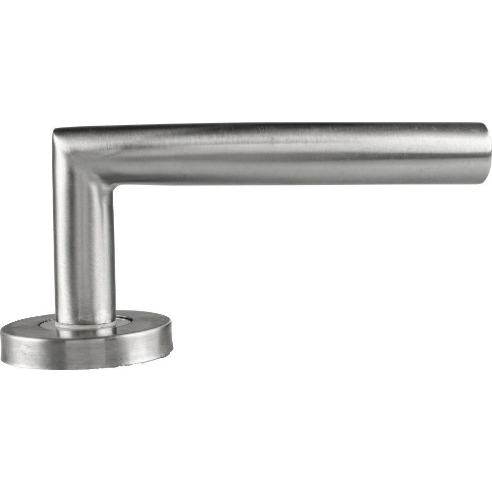 GERMANIA Türgriff Drückergarnitur Gebogen Aus Edelstahl 3 GERMANIA Türgriff Drückergarnitur Gebogen Aus Edelstahl – Bild 3