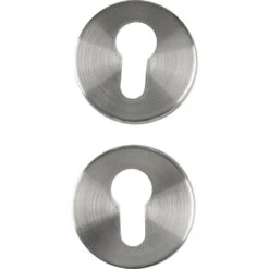 GERMANIA Profilzylinder-Rosetten 54 Mm, 2 Stück, Aus Edelstahl