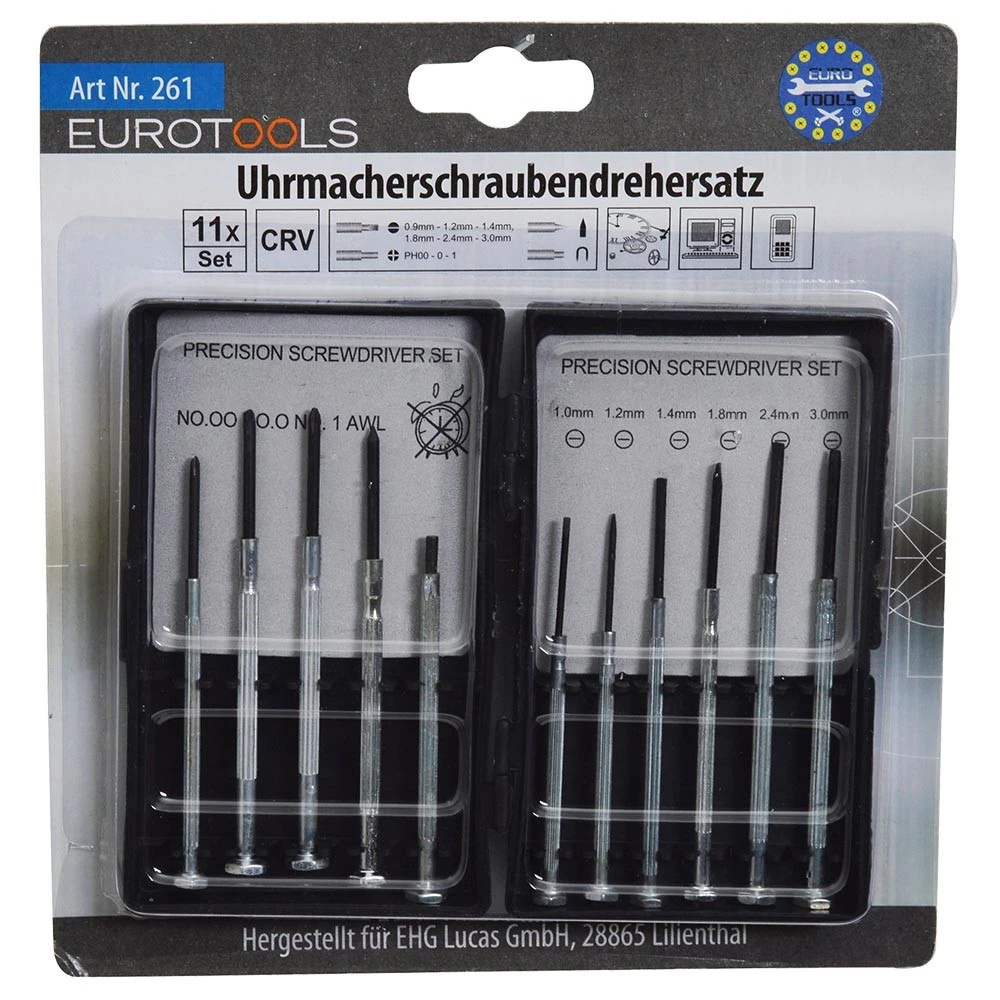 Feinmechaniker Schraubendreher Satz 11-teilig 1 Feinmechaniker Schraubendreher Satz 11-teilig