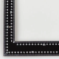 Schreinerwinkel 90° 40x60cm Schwarz Zimmermannswinkel Messwinkel Anschlagwinkel