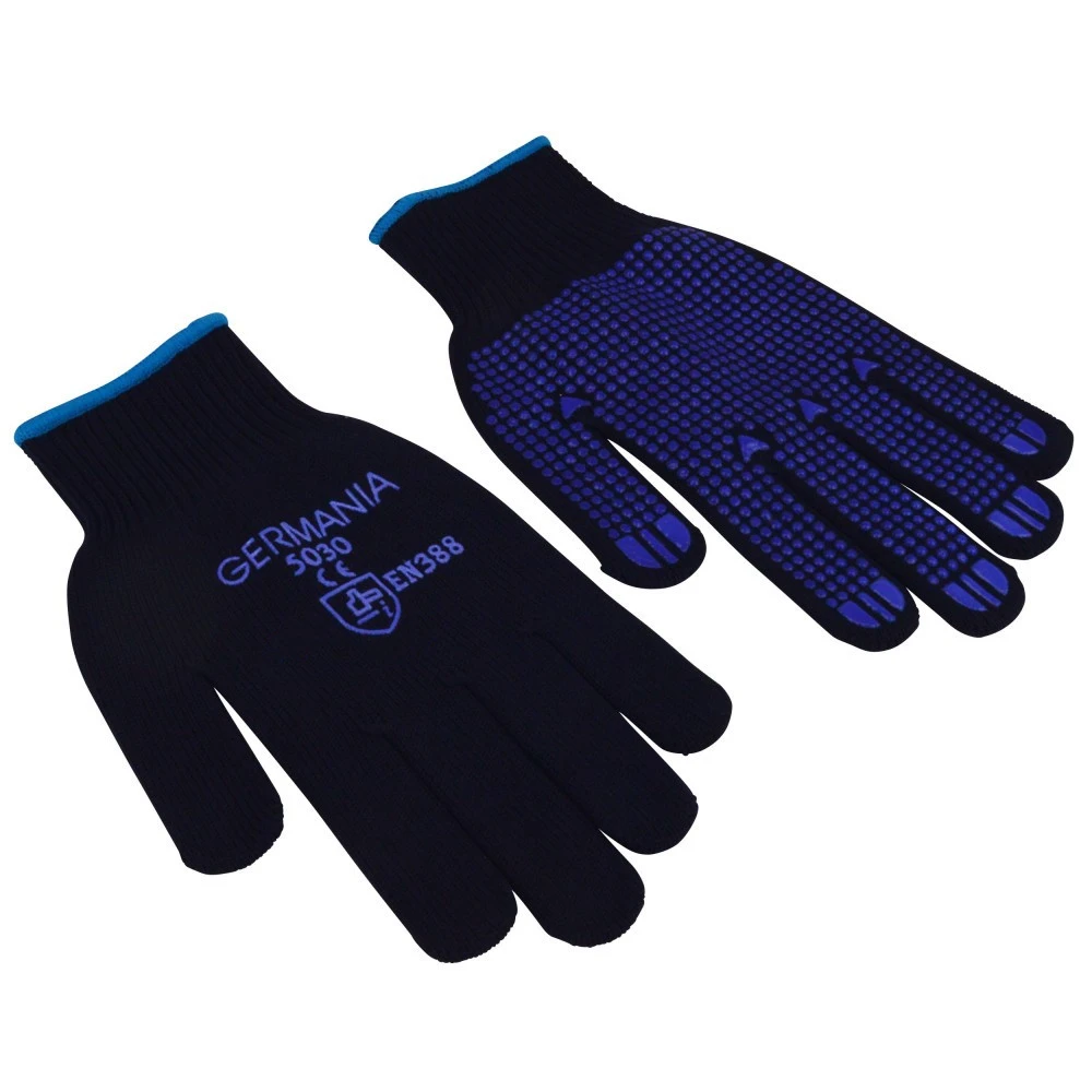 GERMANIA Arbeitshandschuhe Größe 9 Mit PVC-Noppen 1 GERMANIA Arbeitshandschuhe Größe 9 Mit PVC-Noppen