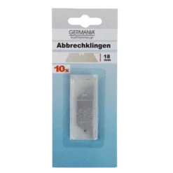 GERMANIA Trapez Ersatzklingen Cutter 18 Mm 10 Stück